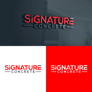 Logo Design by mr.yasmine for Signature concrete  | Design: #25298568