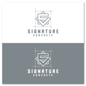 Logo-Design von Sujit Banerjee für Signature concrete  | Design: #25300839