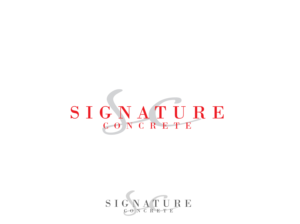 Logo Design by highmaxlogodesigns for Signature concrete  | Design: #25303443