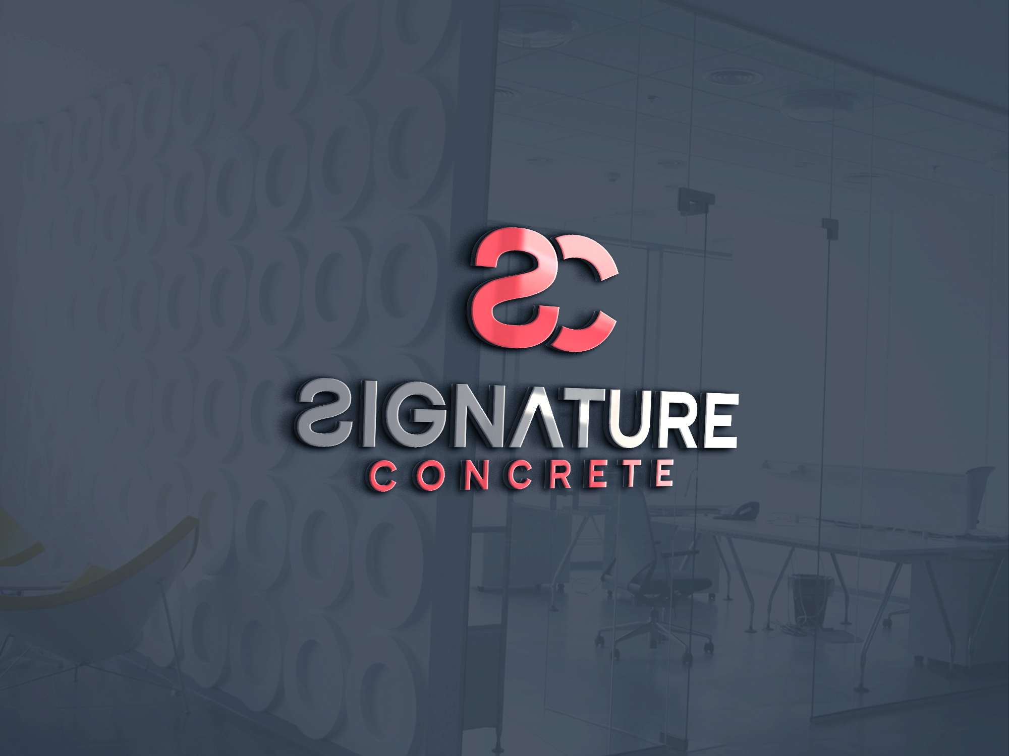 Logo Design by highmaxlogodesigns for Signature concrete  | Design #25303758