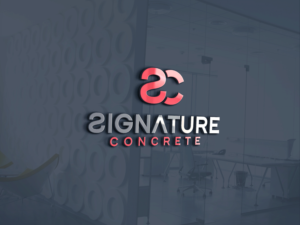 Logo Design by highmaxlogodesigns for Signature concrete  | Design: #25303758