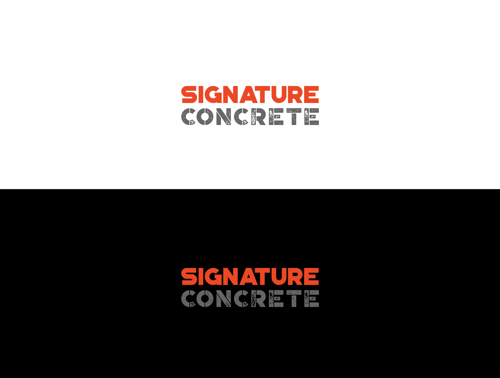 Logo Design by wonderland for Signature concrete  | Design #25302456
