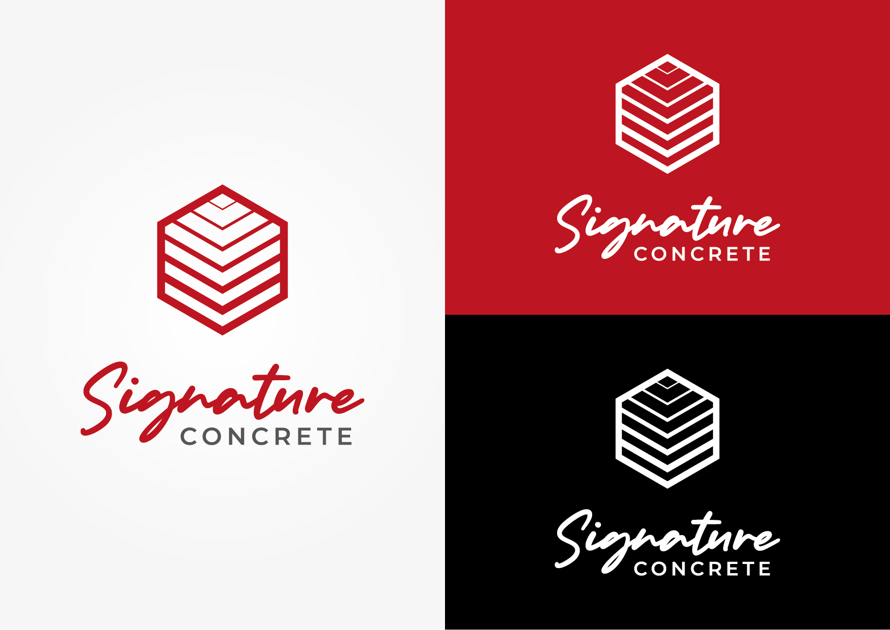 Logo Design by CZP for Signature concrete  | Design #25323367