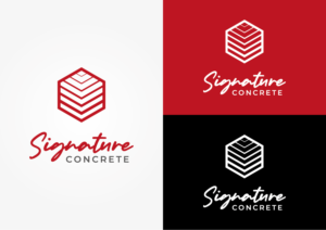 Logo Design by CZP for Signature concrete  | Design: #25323367