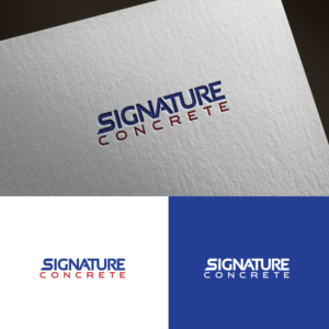 Logo-Design von sankar999 für Signature concrete  | Design: #25299116