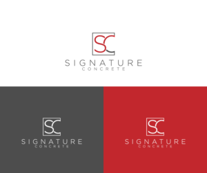 Logo Design by fauzan harun for Signature concrete  | Design: #25303692