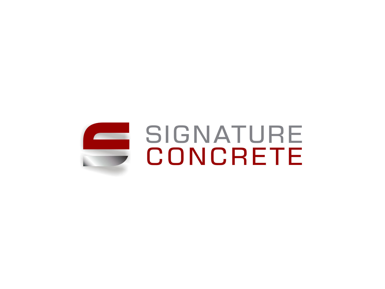 Logo Design by R16 for Signature concrete  | Design #25339782
