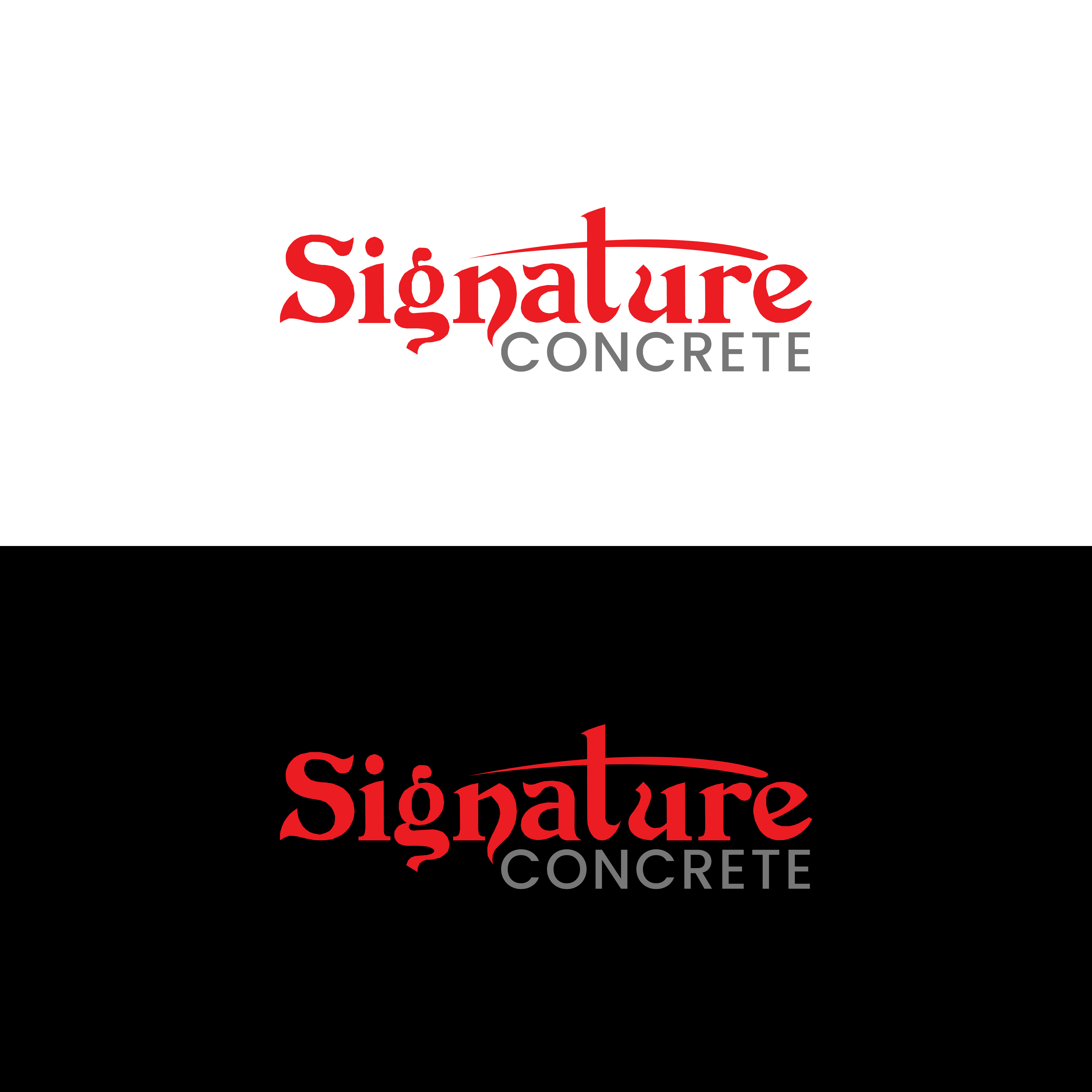 Design de Logo par Moumita 6 pour Signature concrete  | Design #25332054