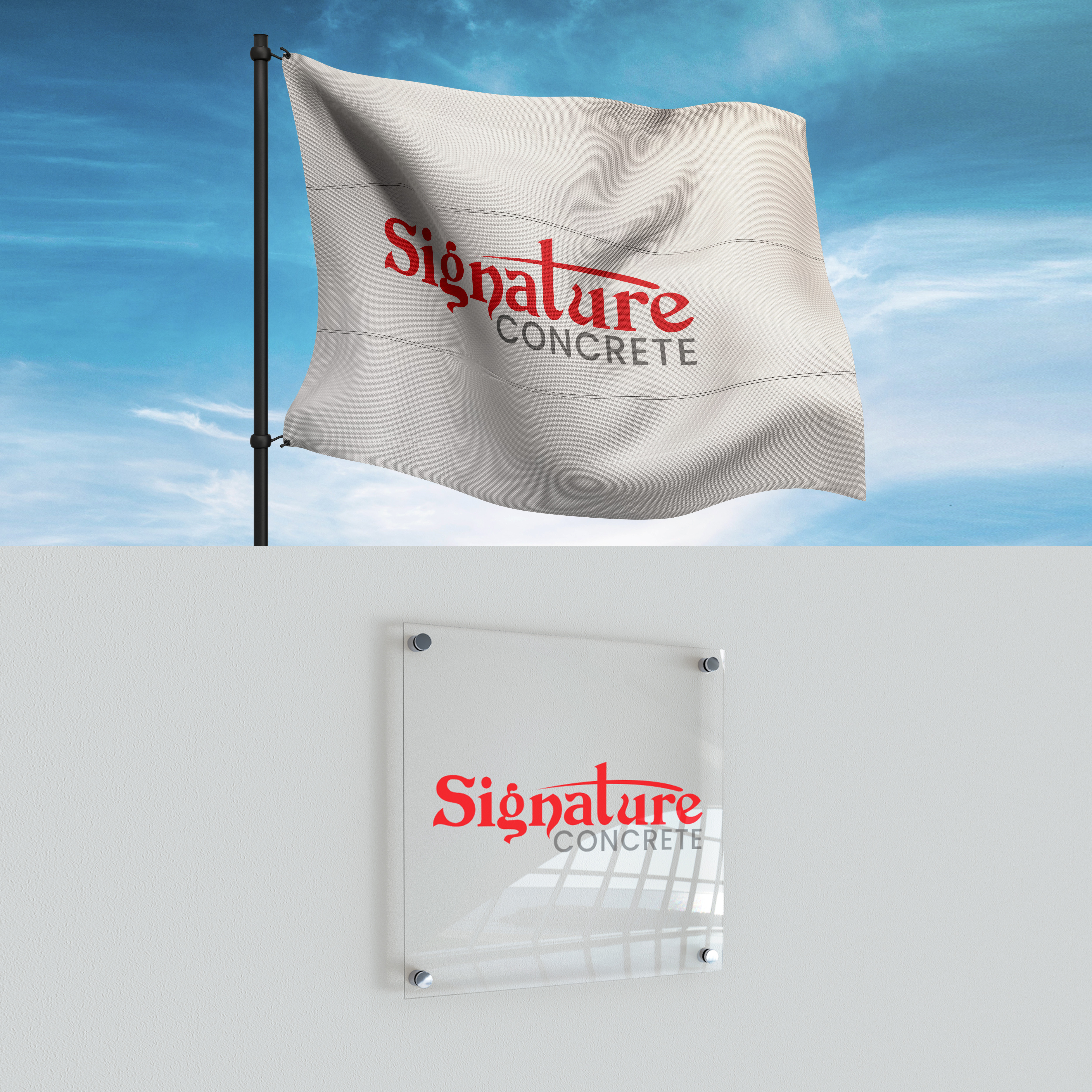 Logo Design by Moumita 6 for Signature concrete  | Design #25332055