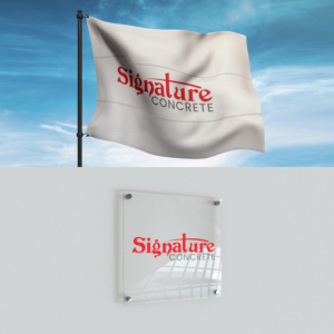 Logo Design by Moumita 6 for Signature concrete  | Design: #25332055