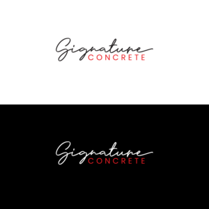 Logo Design by Moumita 6 for Signature concrete  | Design: #25332058