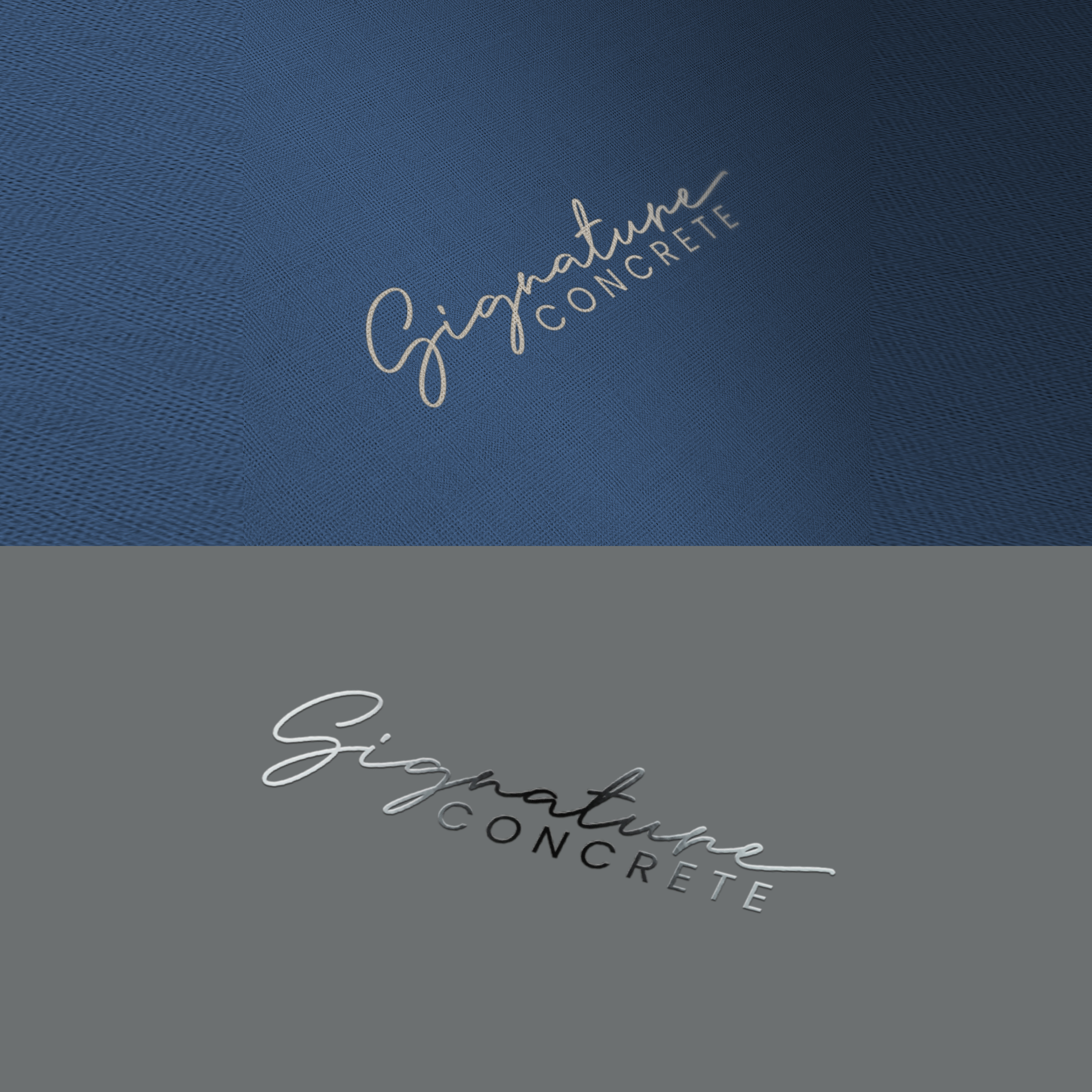 Logo Design by Moumita 6 for Signature concrete  | Design #25332059
