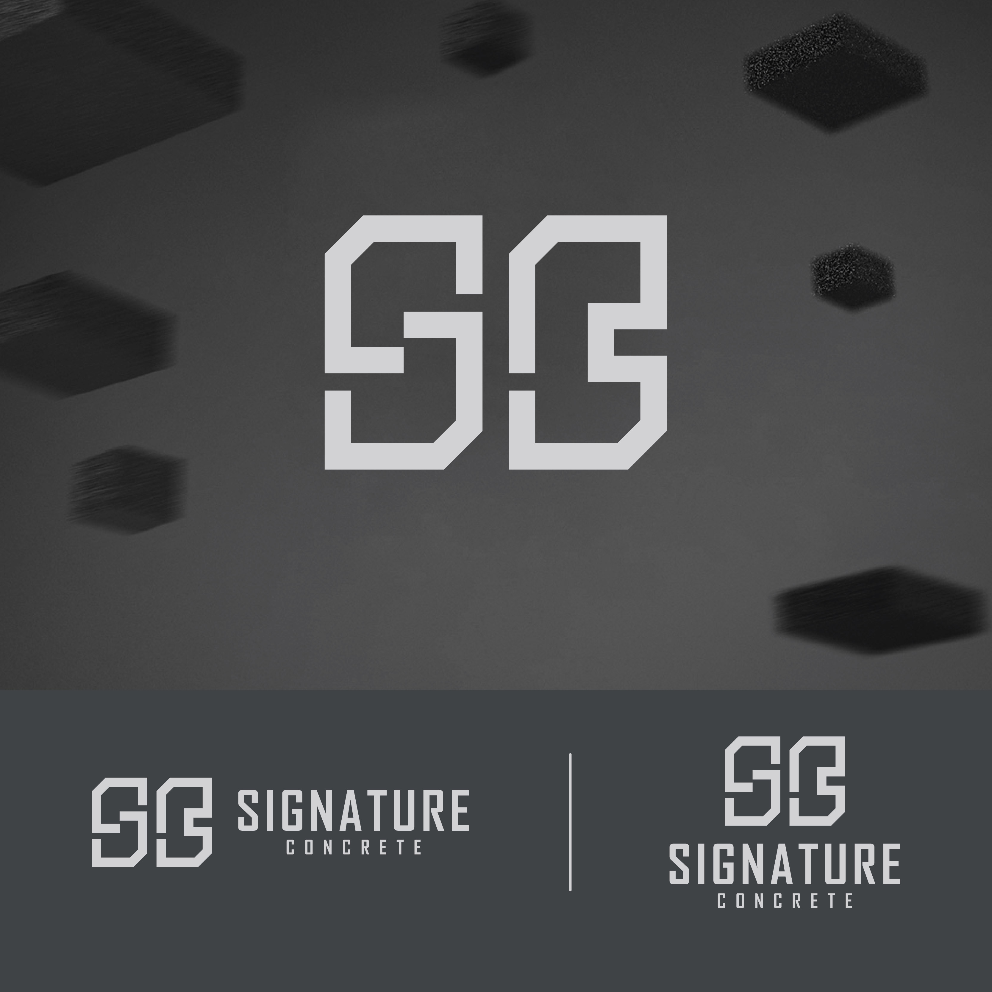 Logo Design by RAXOdAxe for Signature concrete  | Design #25340347