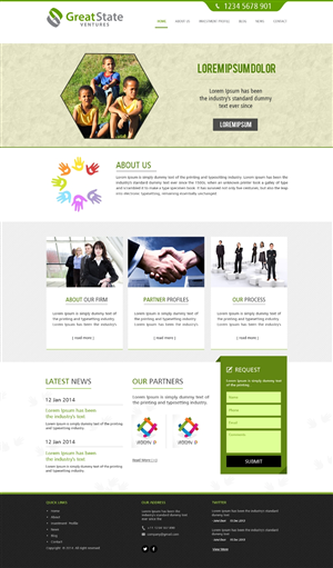 Web Design par GlobalTech pour Great State Ventures | Design : #3046083