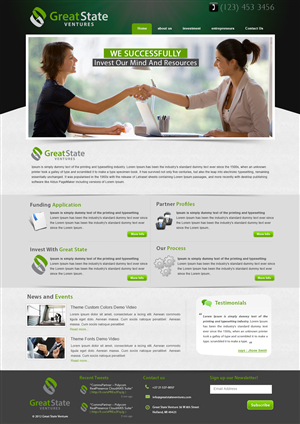 Diseño Web por webxvision para Great State Ventures | Diseño: #3041210