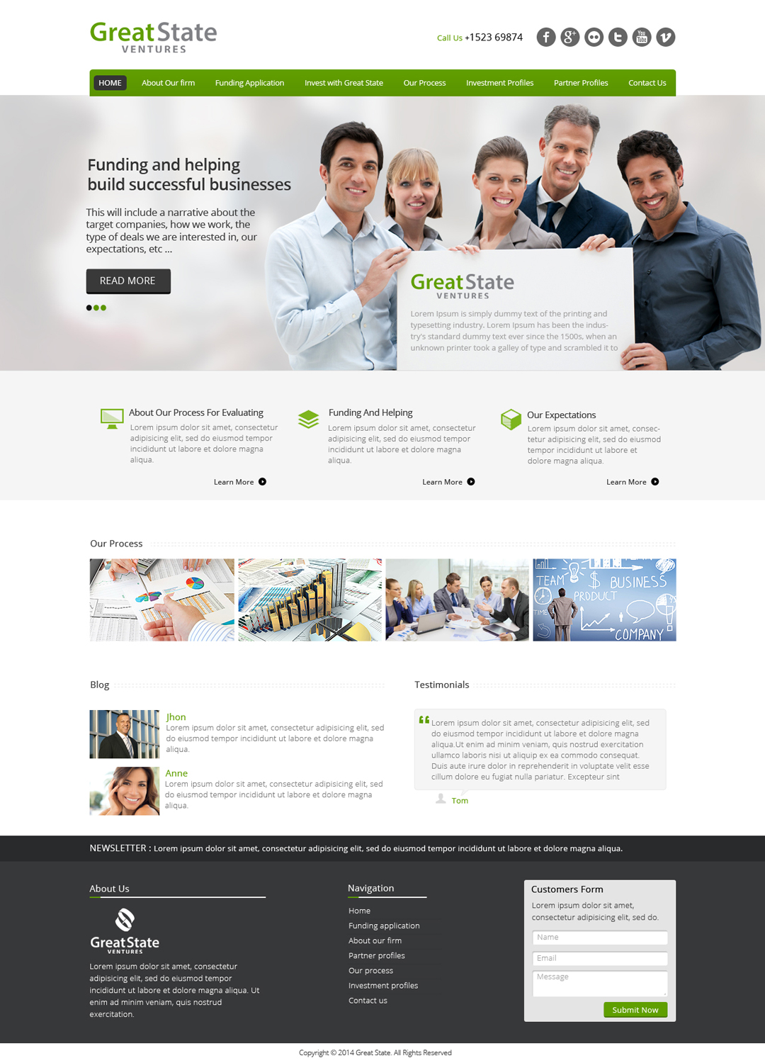 Web Design by OM for Great State Ventures | Design #3036123