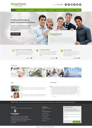 Diseño Web por OM para Great State Ventures | Diseño: #3036123