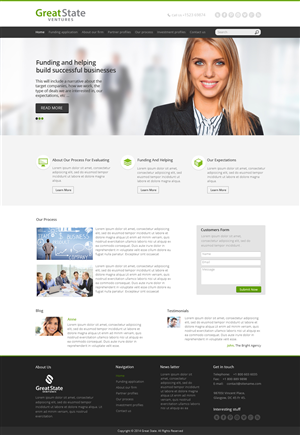 Diseño Web por OM para Great State Ventures | Diseño: #3036126