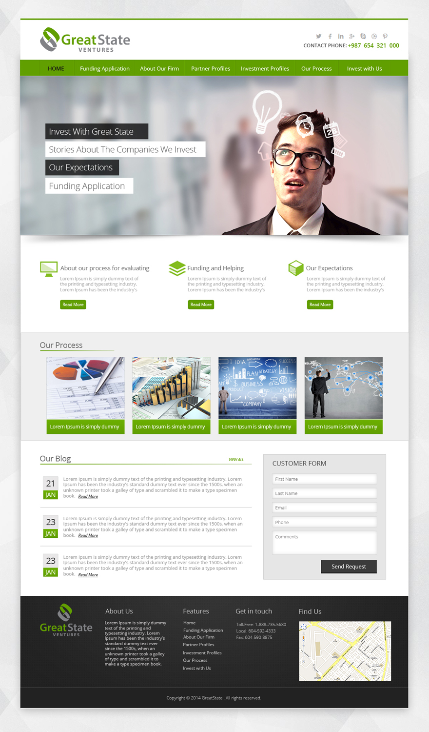 Diseño Web por OM para Great State Ventures | Diseño: #3036146