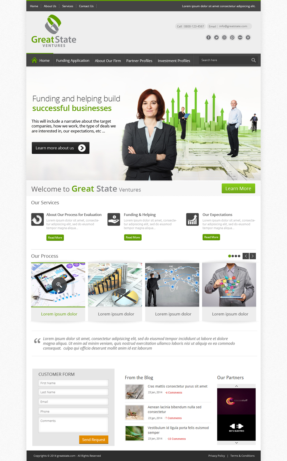 Web Design by OM for Great State Ventures | Design #3043594