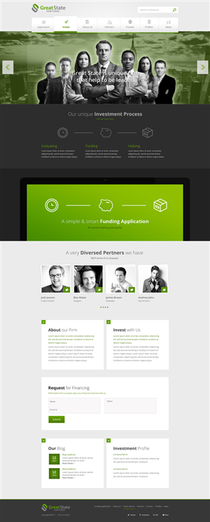 Diseño Web por UniqueDesignz para Great State Ventures | Diseño: #3035361