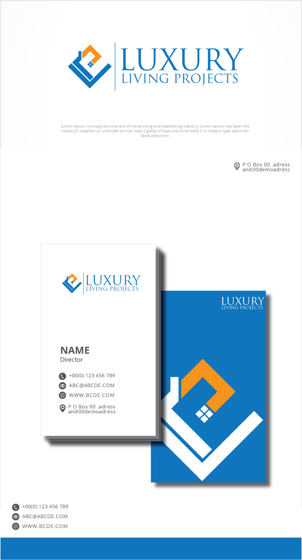 Logo Design by graphicevolution for Luxury Living Projects  | Design #25308199
