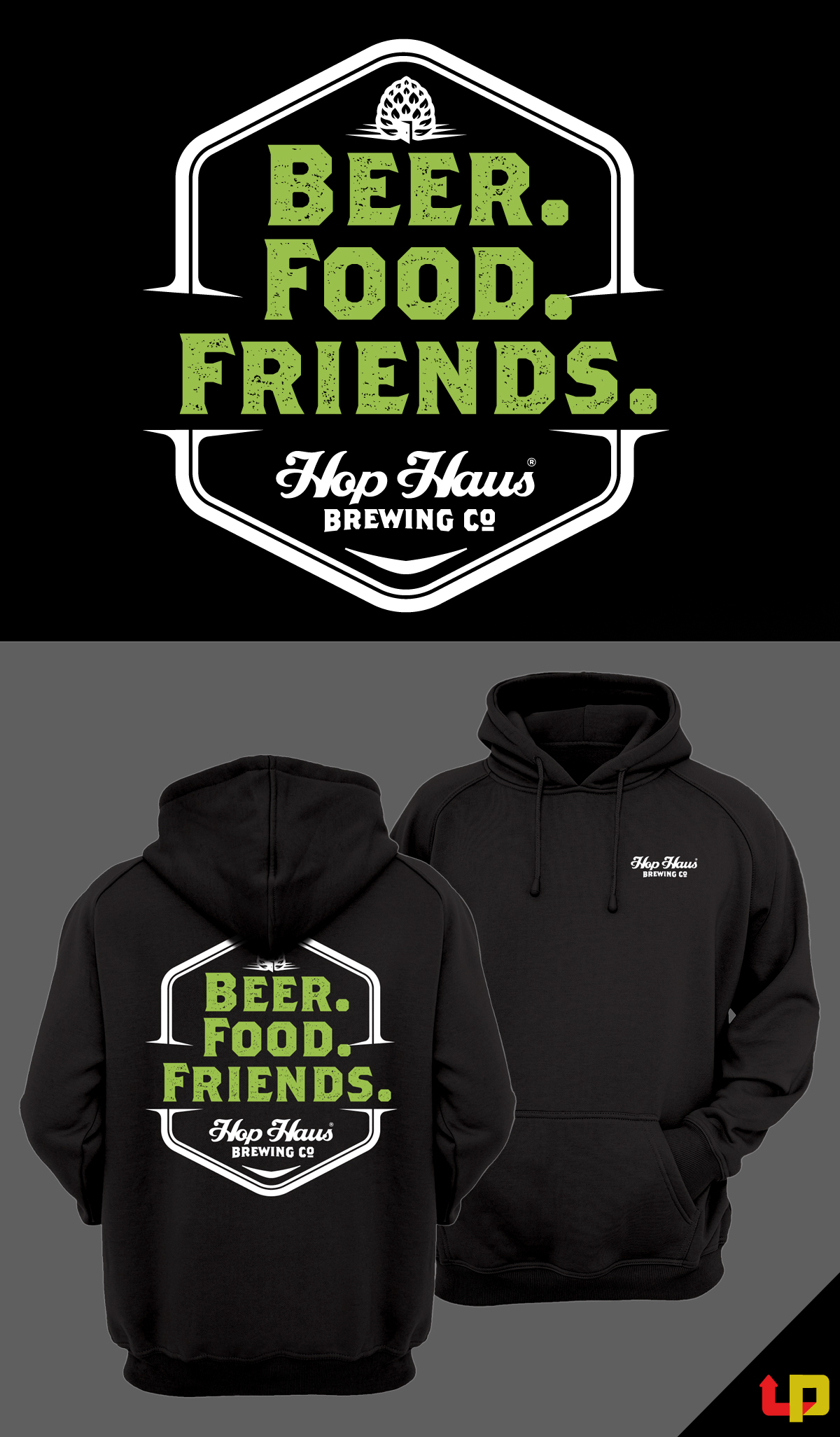 T-shirt Design by Uprinteez for Hop Haus Brewing Co. | Design #25304307