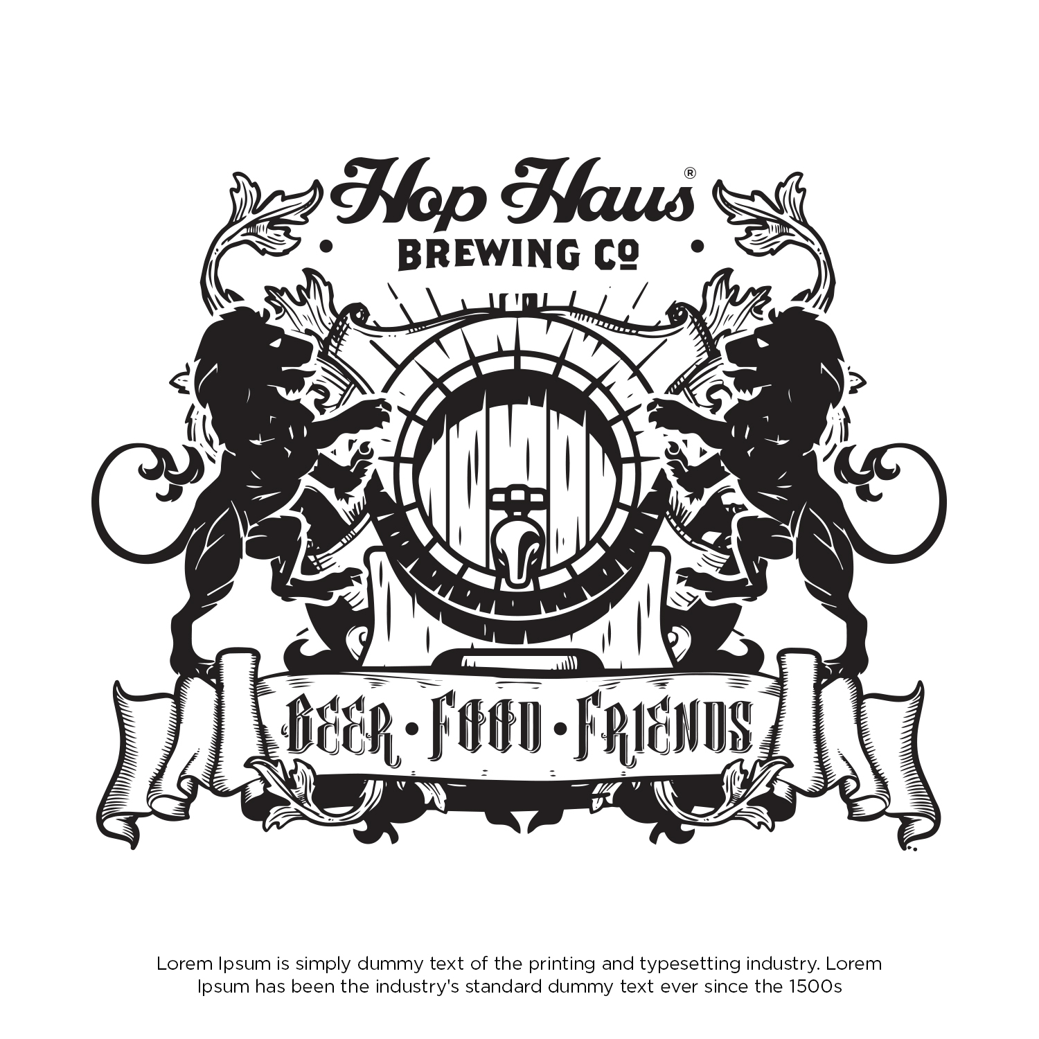 T-shirt Design by cahayafatimah for Hop Haus Brewing Co. | Design #25301164