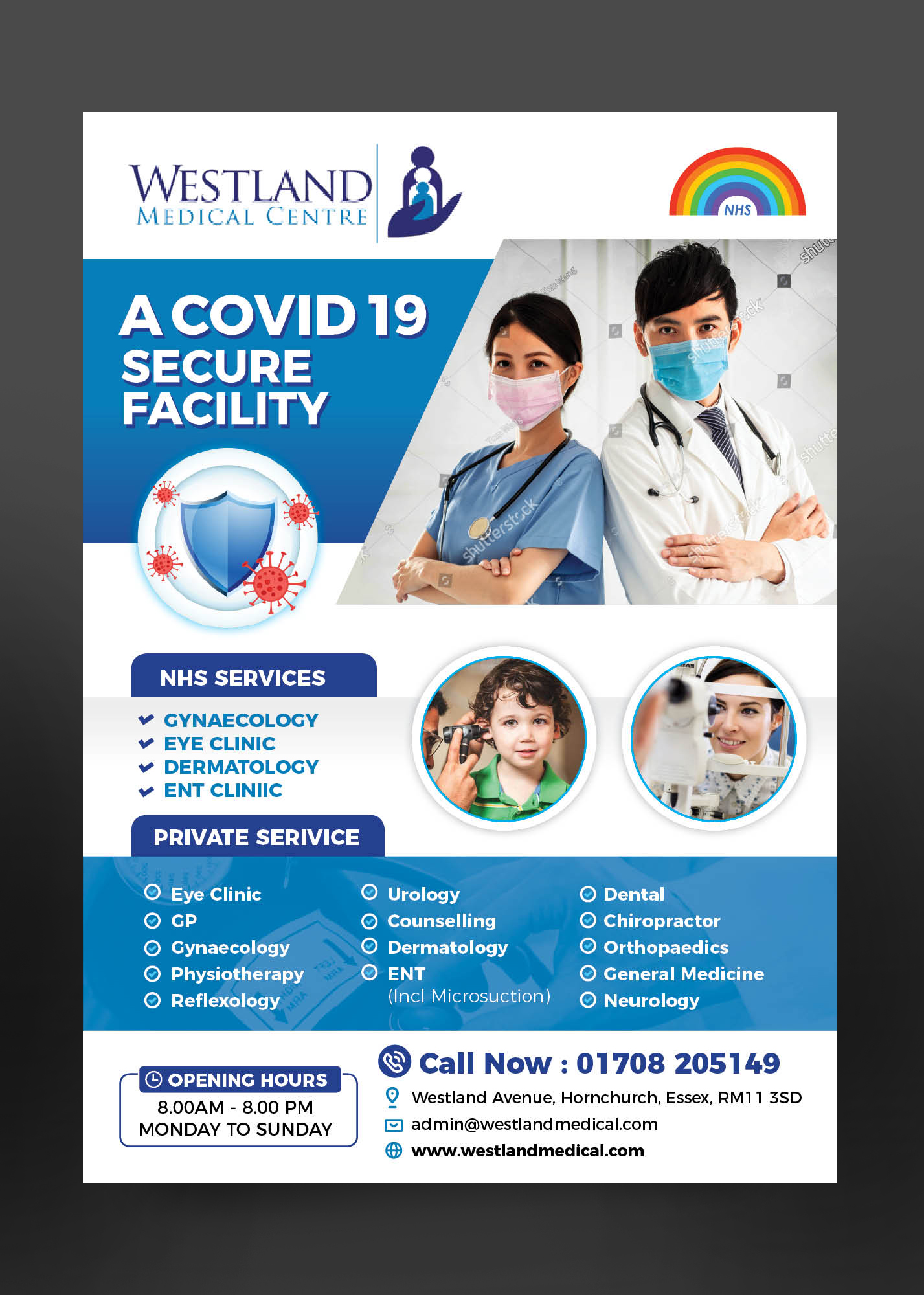 Flyer Design by rkailas for Clearvision Medicare Limited | Design #25305868