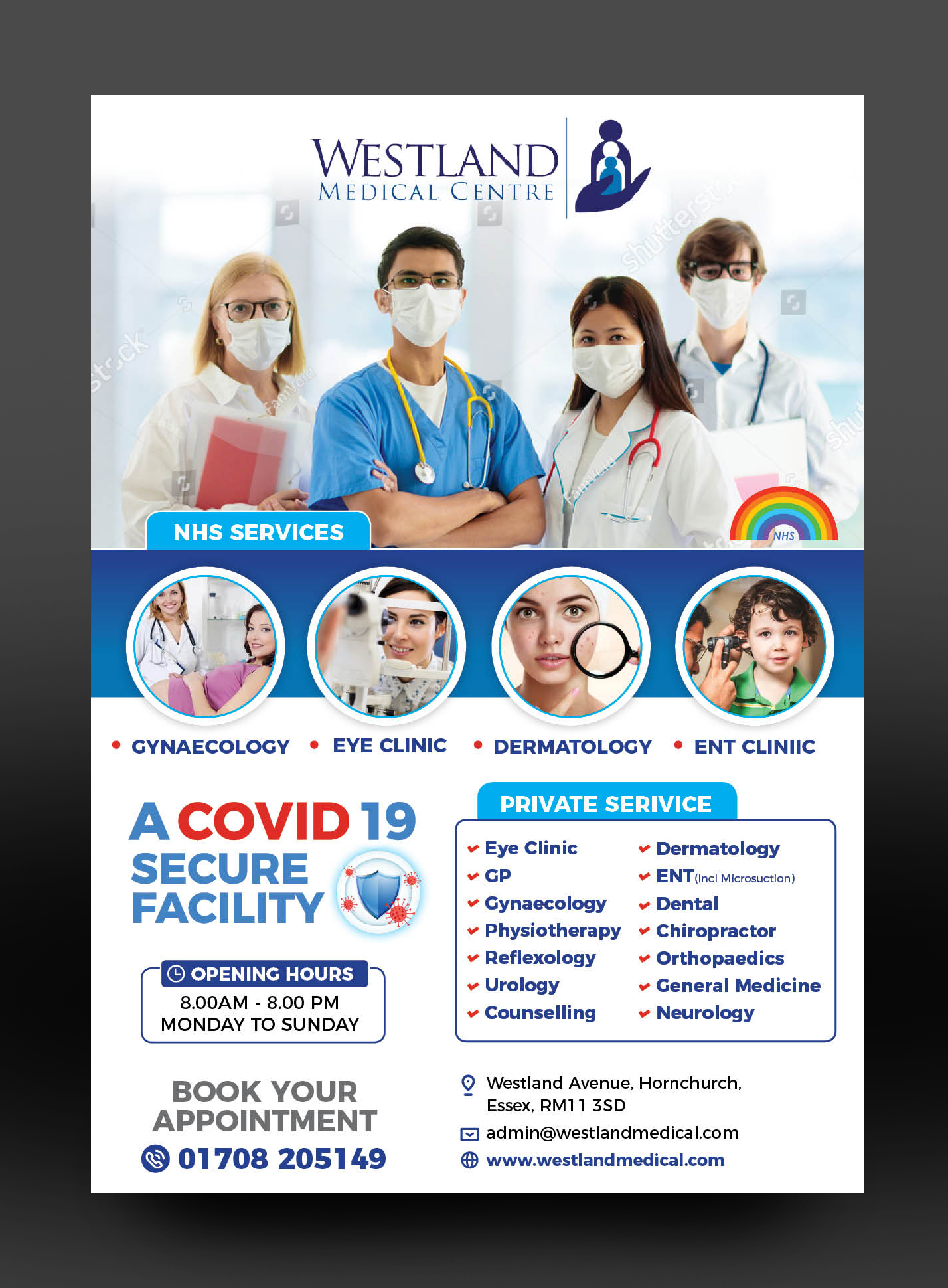 Flyer-Design von rkailas für Clearvision Medicare Limited | Design #25307311