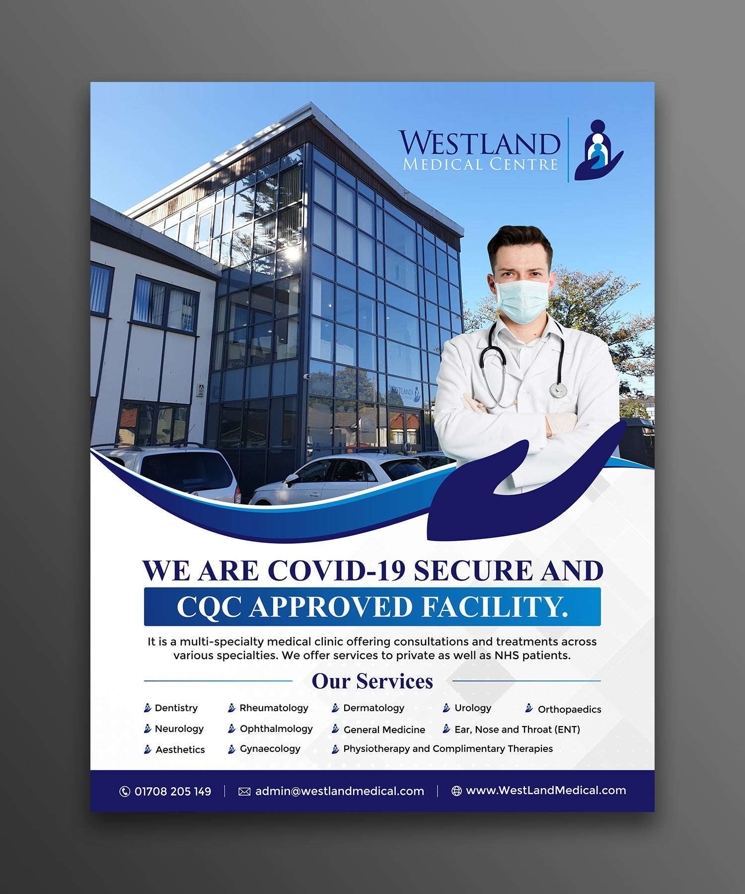 Flyer Design by ecorokerz for Clearvision Medicare Limited | Design #25306107