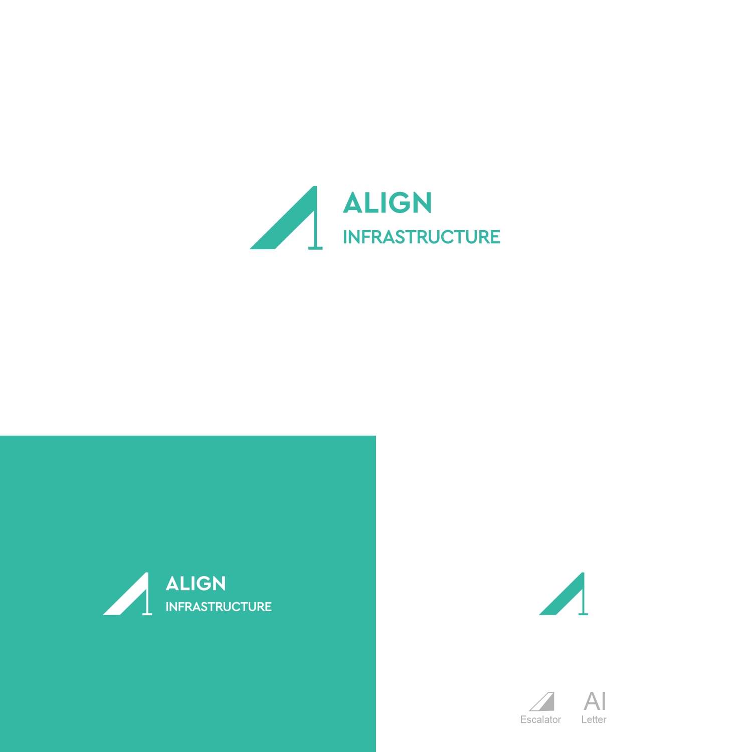 Logo Design by Omee for Align Infrastructure, Inc. | Design #25309565