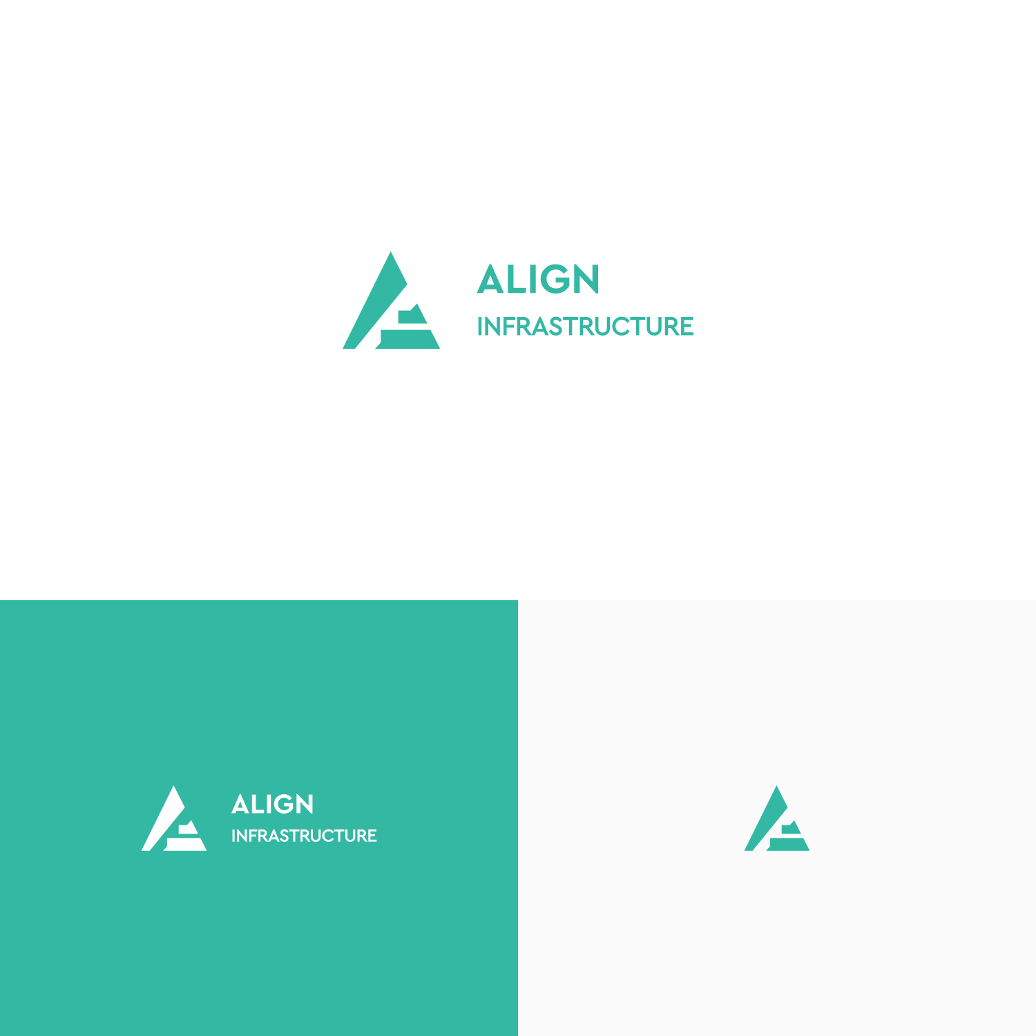 Logo Design by Omee for Align Infrastructure, Inc. | Design #25314383