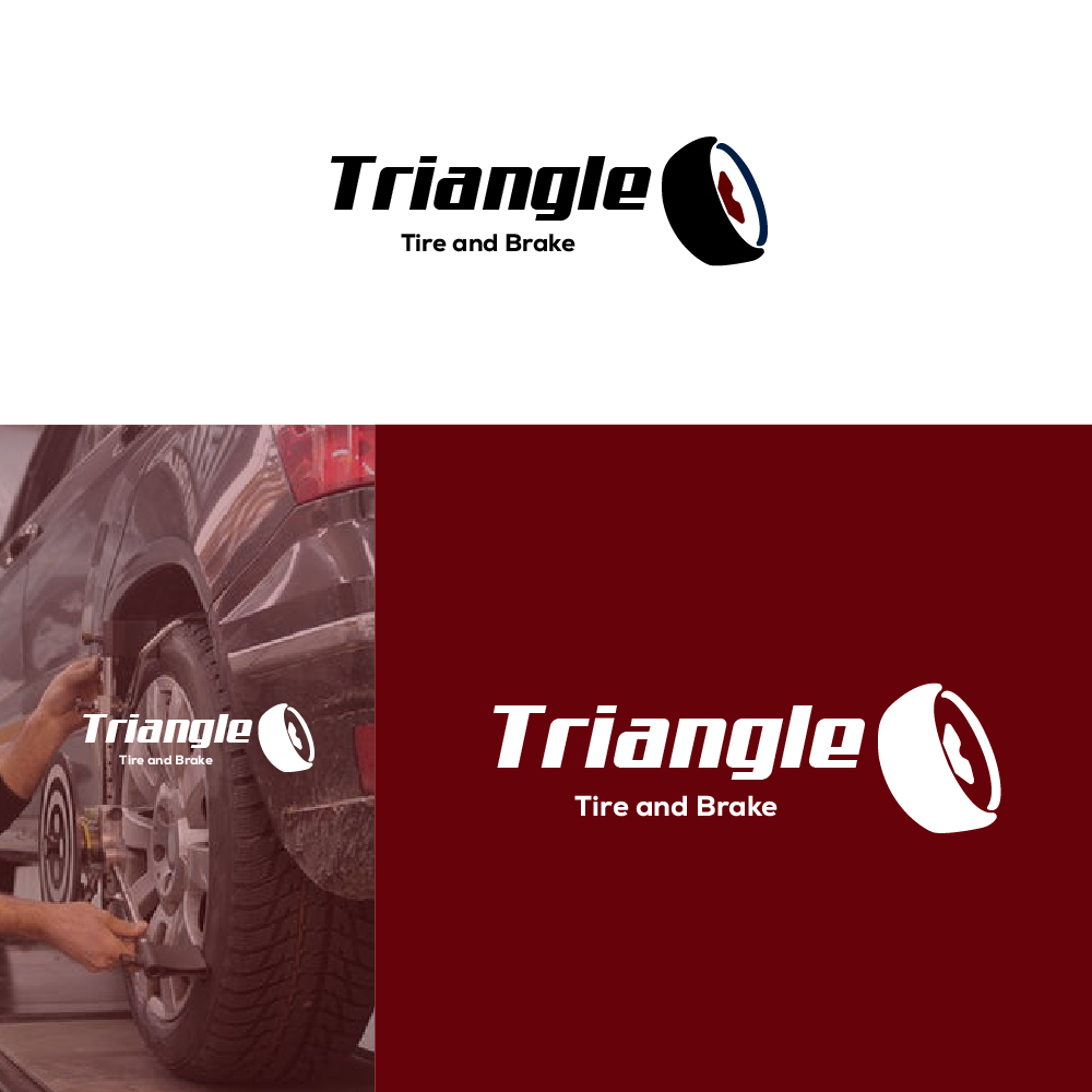 Logo Design by alitjuara for Triangle Tire and Brake, Inc. | Design #25318884