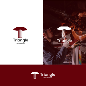 Logo Design by alitjuara for Triangle Tire and Brake, Inc. | Design: #25318886