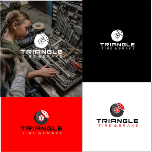 Logo Design by alitjuara for Triangle Tire and Brake, Inc. | Design: #25318894