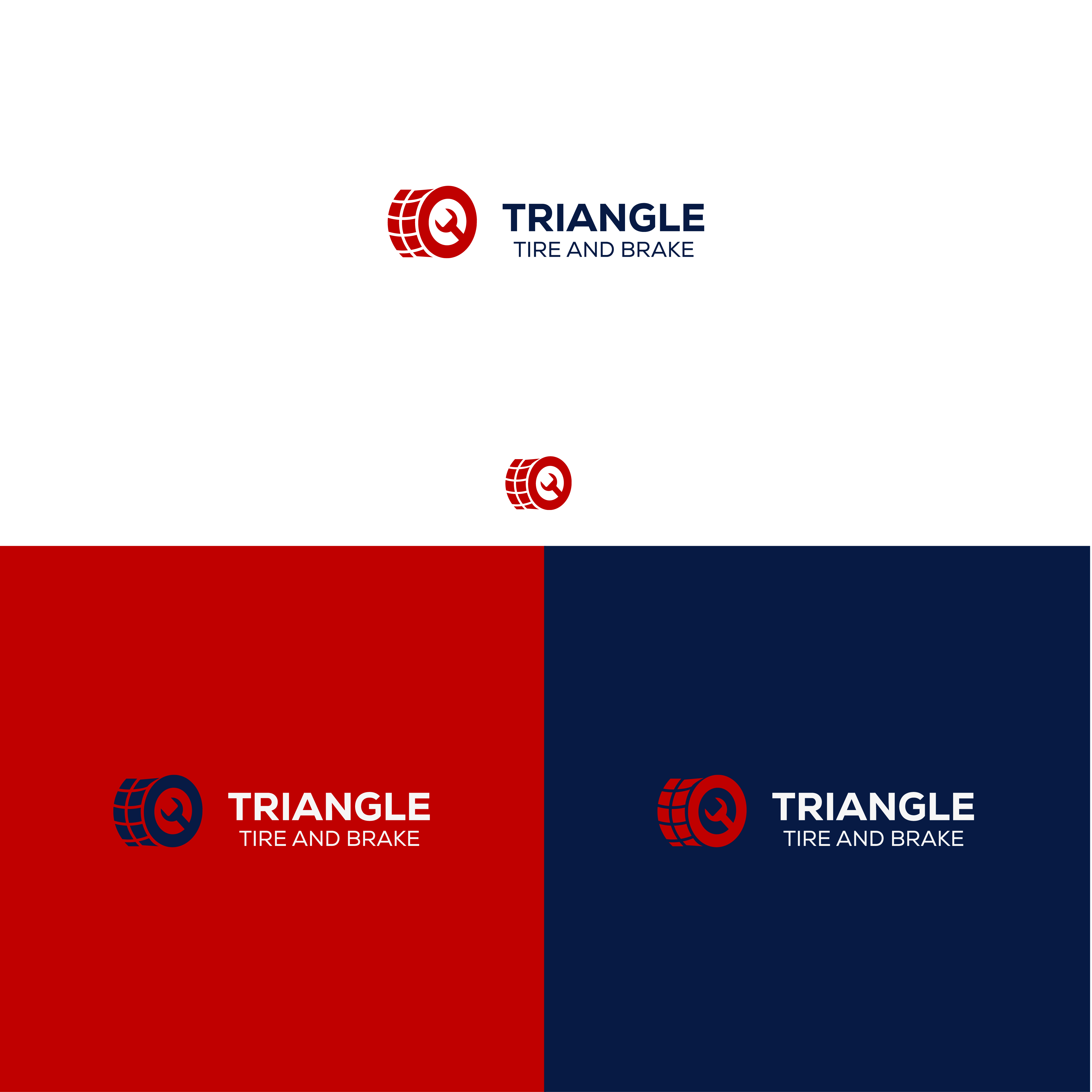 Logo Design by alitjuara for Triangle Tire and Brake, Inc. | Design #25318897