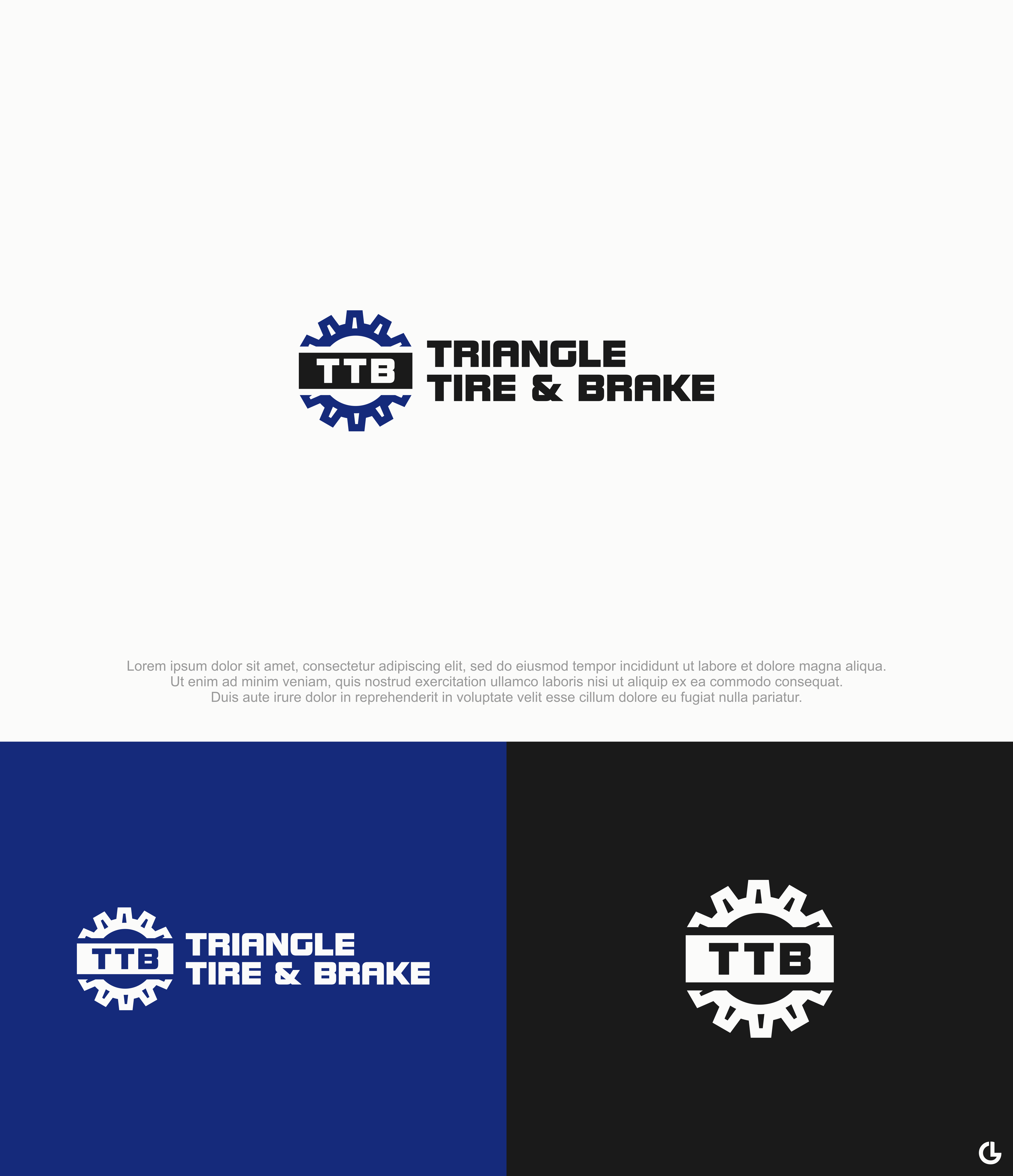 Logo Design by R!CKY for Triangle Tire and Brake, Inc. | Design #25335128