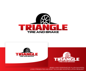 Logo Design by alvinnavarra for Triangle Tire and Brake, Inc. | Design: #25326012