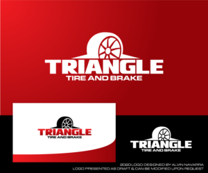 Logo Design by alvinnavarra for Triangle Tire and Brake, Inc. | Design: #25326060