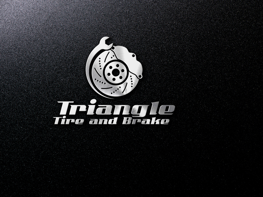 Logo Design by the majestic design for Triangle Tire and Brake, Inc. | Design #25317178