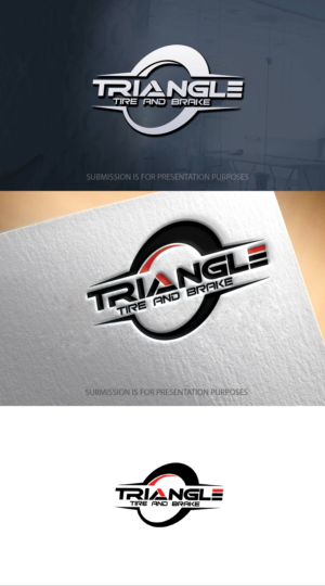 Logo Design by graphicevolution for Triangle Tire and Brake, Inc. | Design: #25308253
