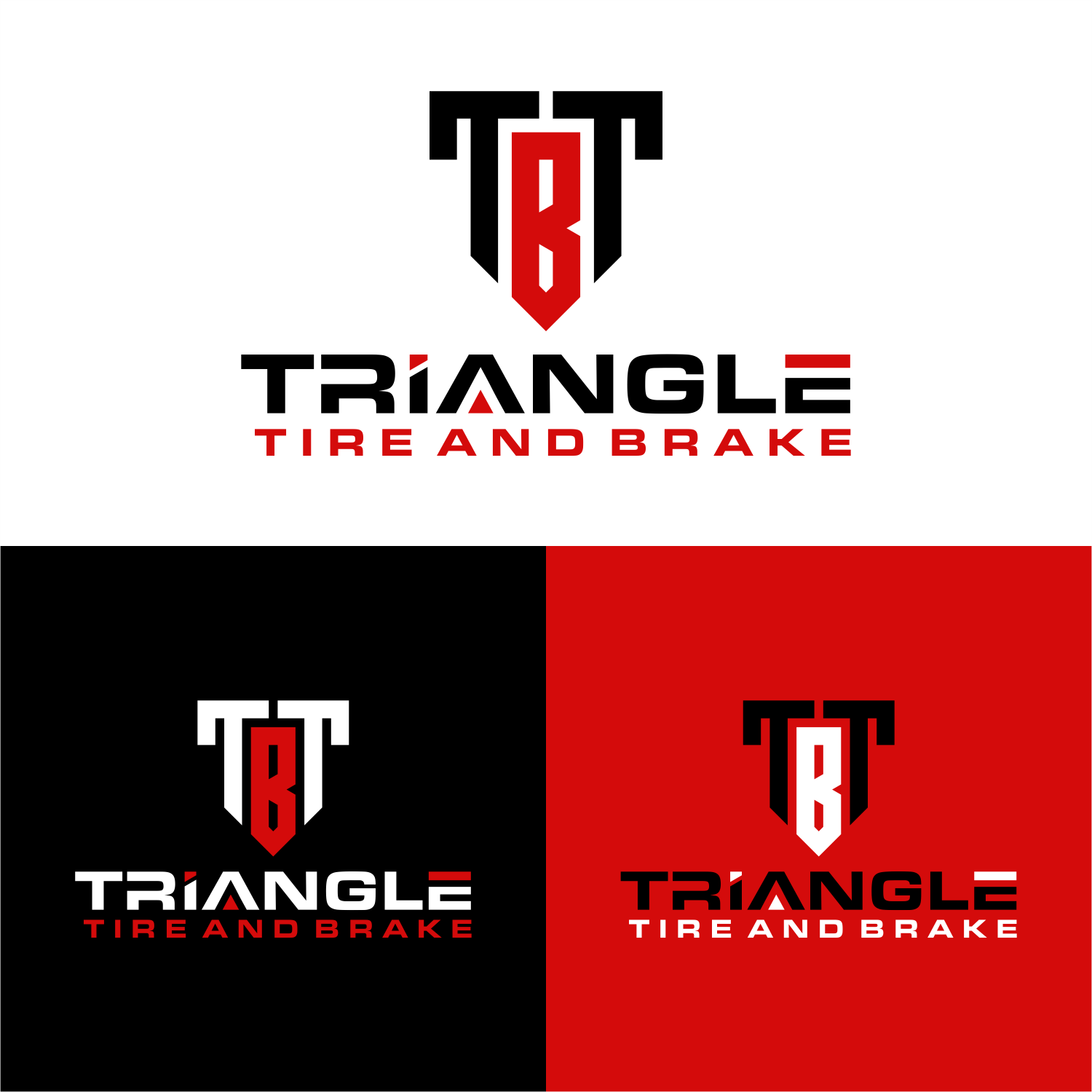 Logo Design by manah bening for Triangle Tire and Brake, Inc. | Design #25329874