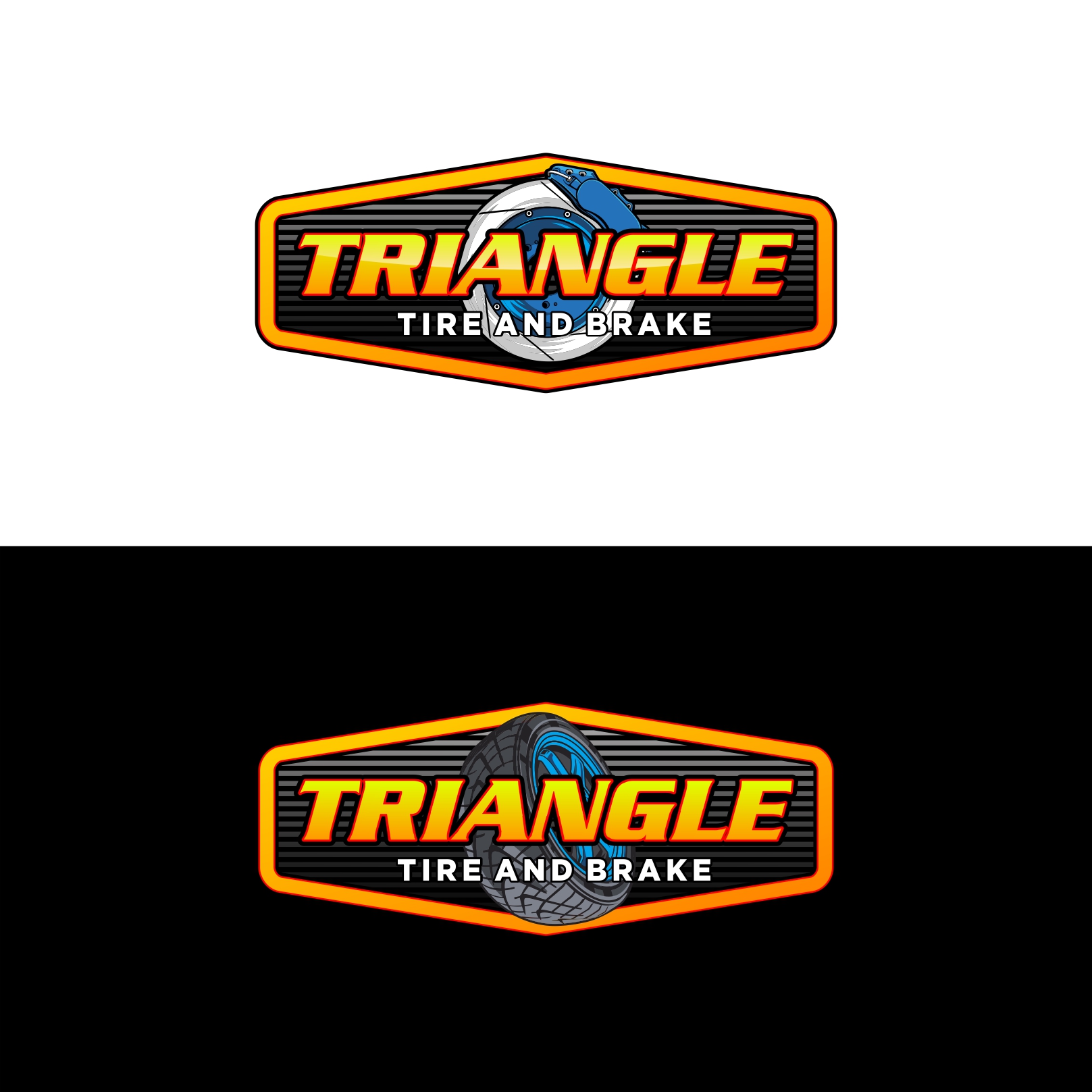 Logo Design by Avilash for Triangle Tire and Brake, Inc. | Design #25347457