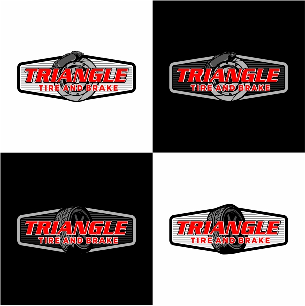 Logo Design by Avilash for Triangle Tire and Brake, Inc. | Design #25357227