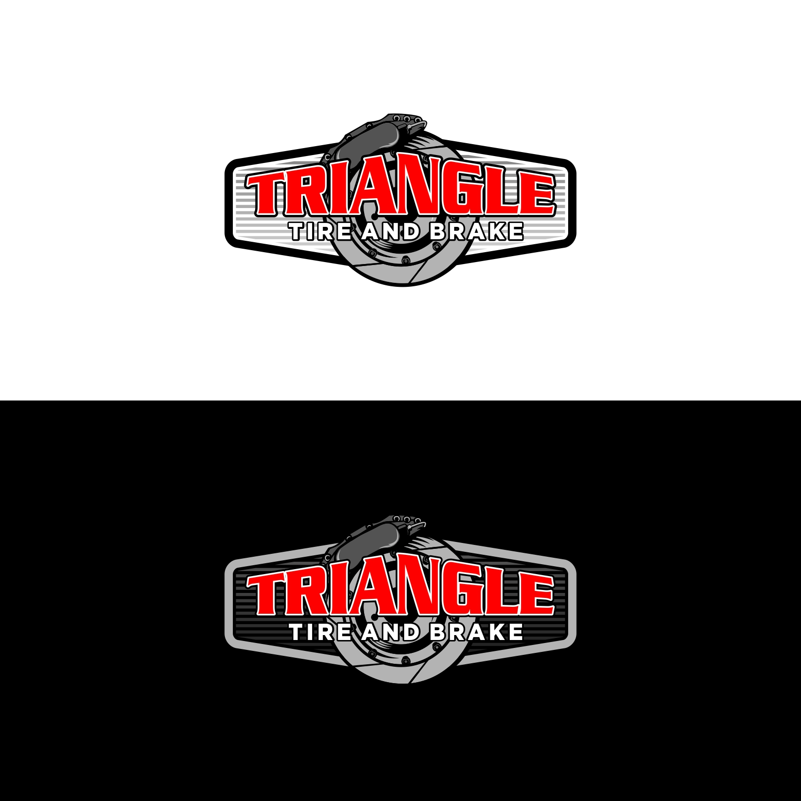 Logo Design by Avilash for Triangle Tire and Brake, Inc. | Design #25368575