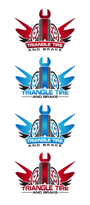 Logo Design by Makerson for Triangle Tire and Brake, Inc. | Design: #25348785