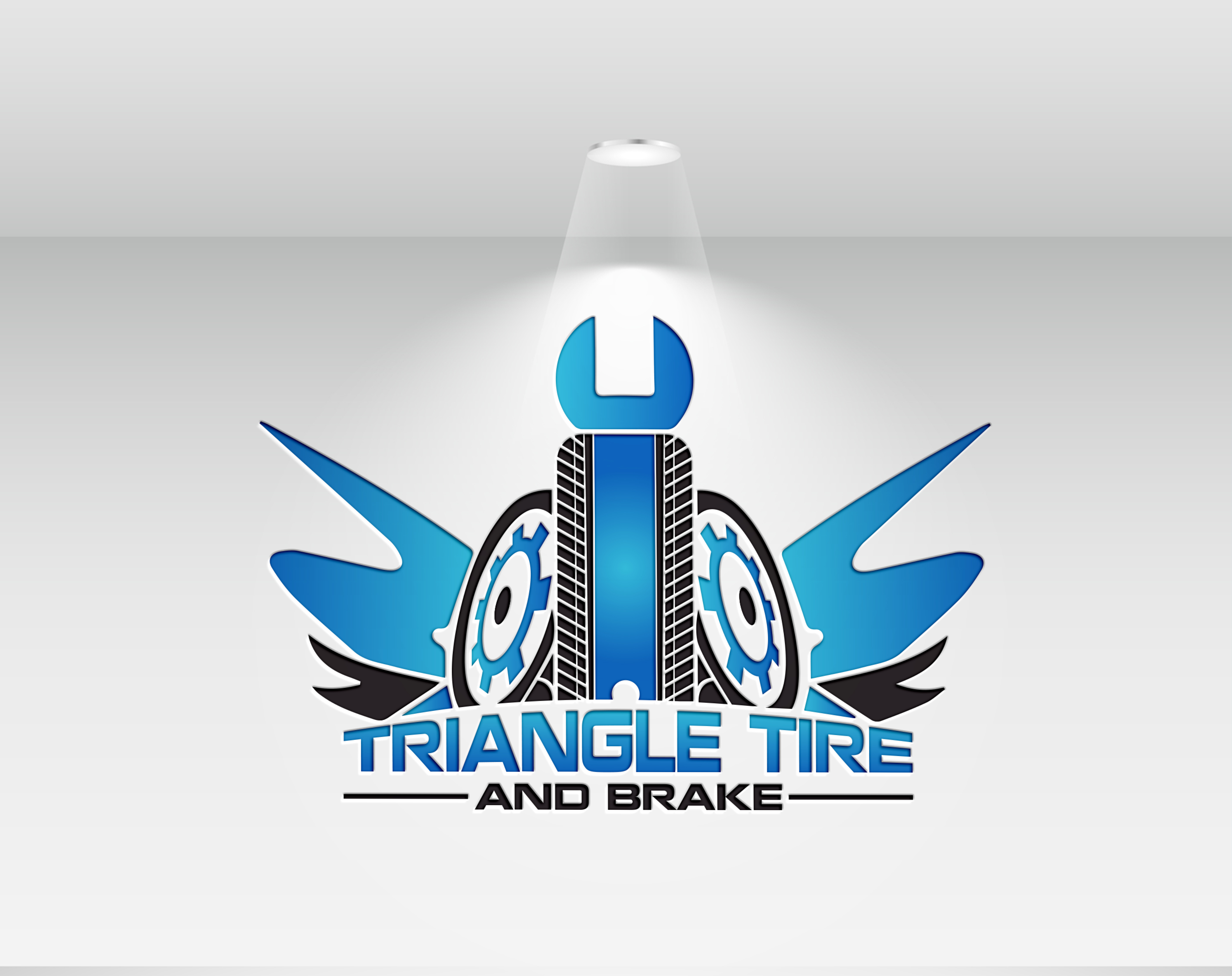 Logo Design by Makerson for Triangle Tire and Brake, Inc. | Design #25348786