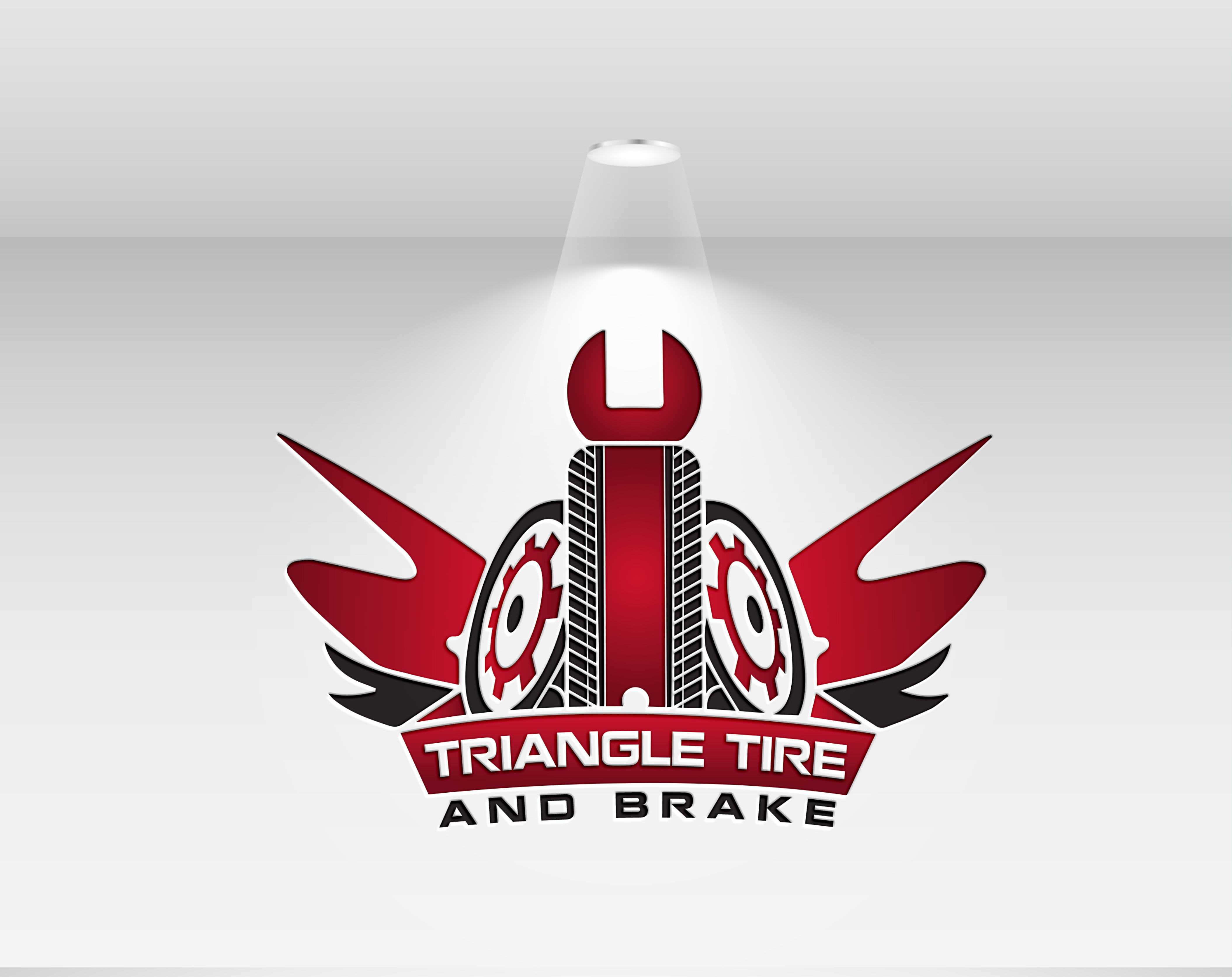 Logo Design by Makerson for Triangle Tire and Brake, Inc. | Design #25348787