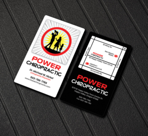 Business Card Design by Sandaruwan for Power Chiropractic | Design #25313147